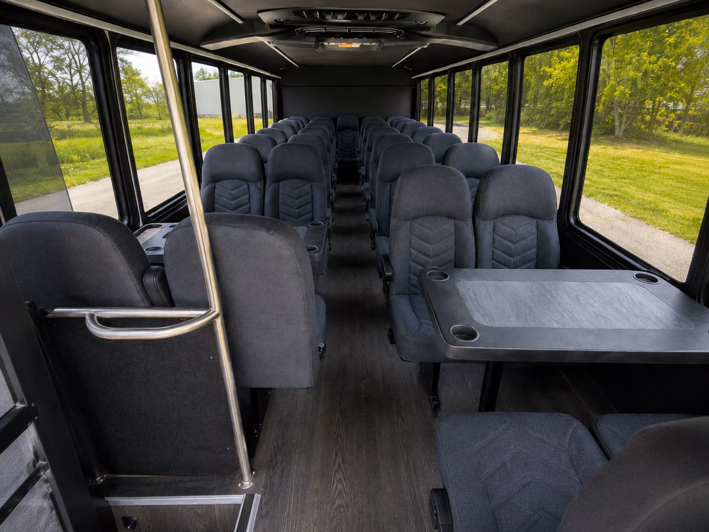 margate 15 passenger minibus interior