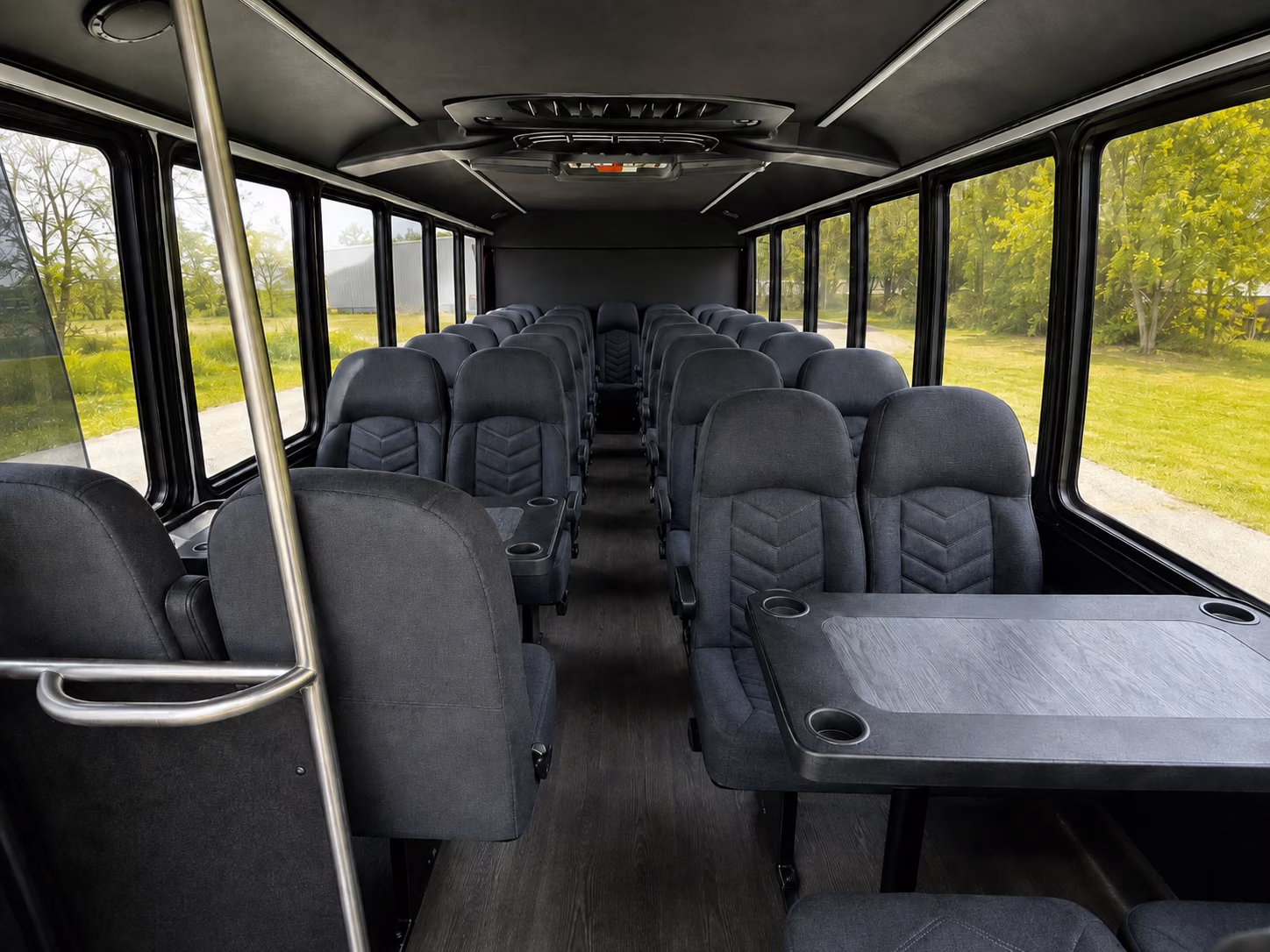 margate 18 passenger minibus inside