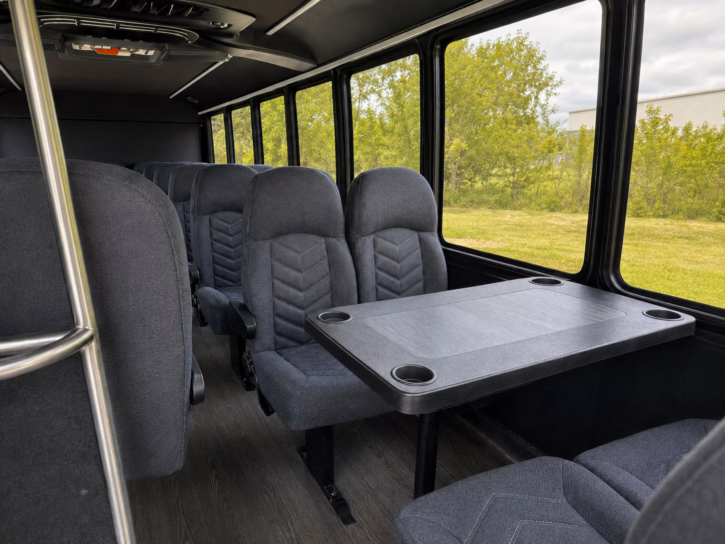 margate 18 passenger minibus interior