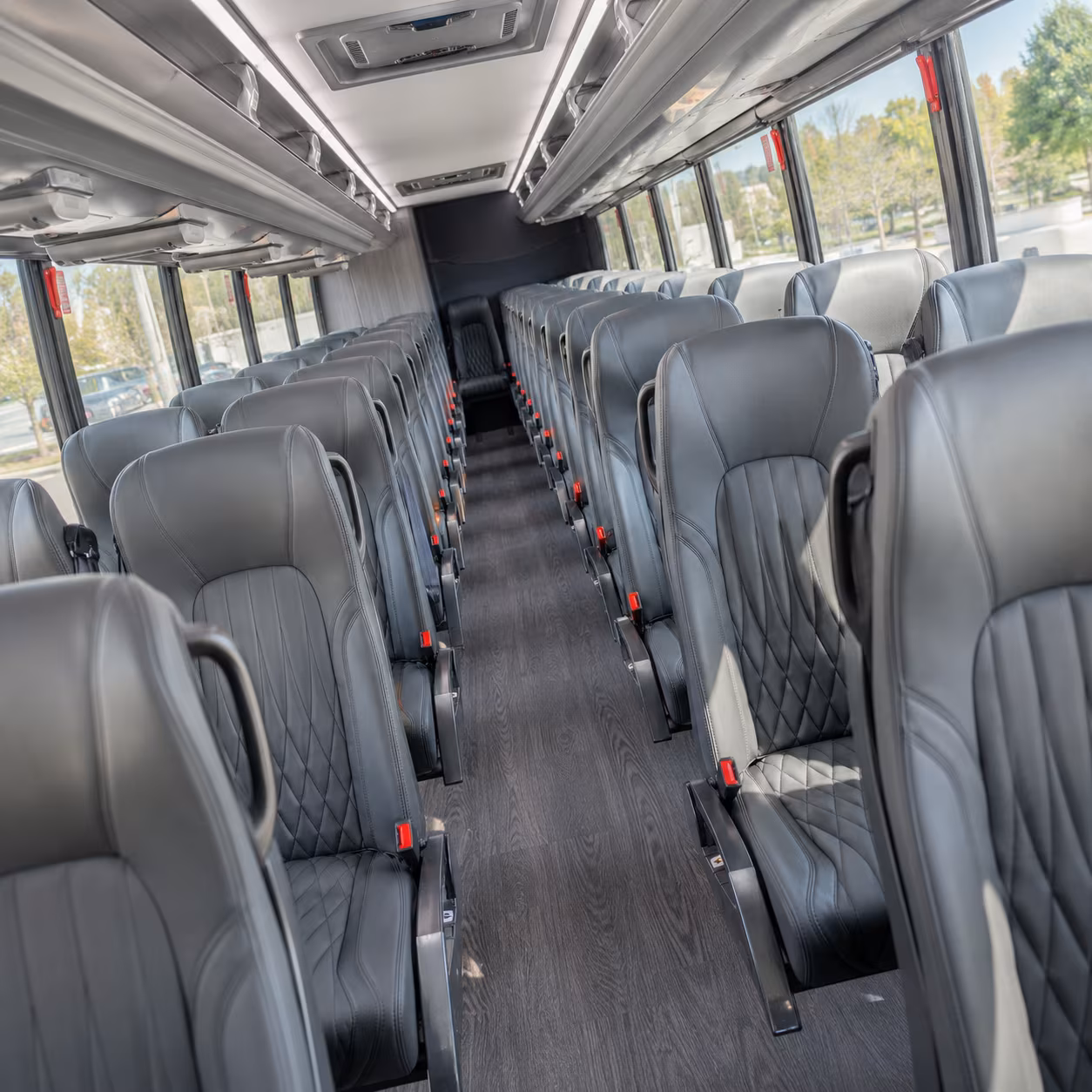 margate 25 passenger minibus interior