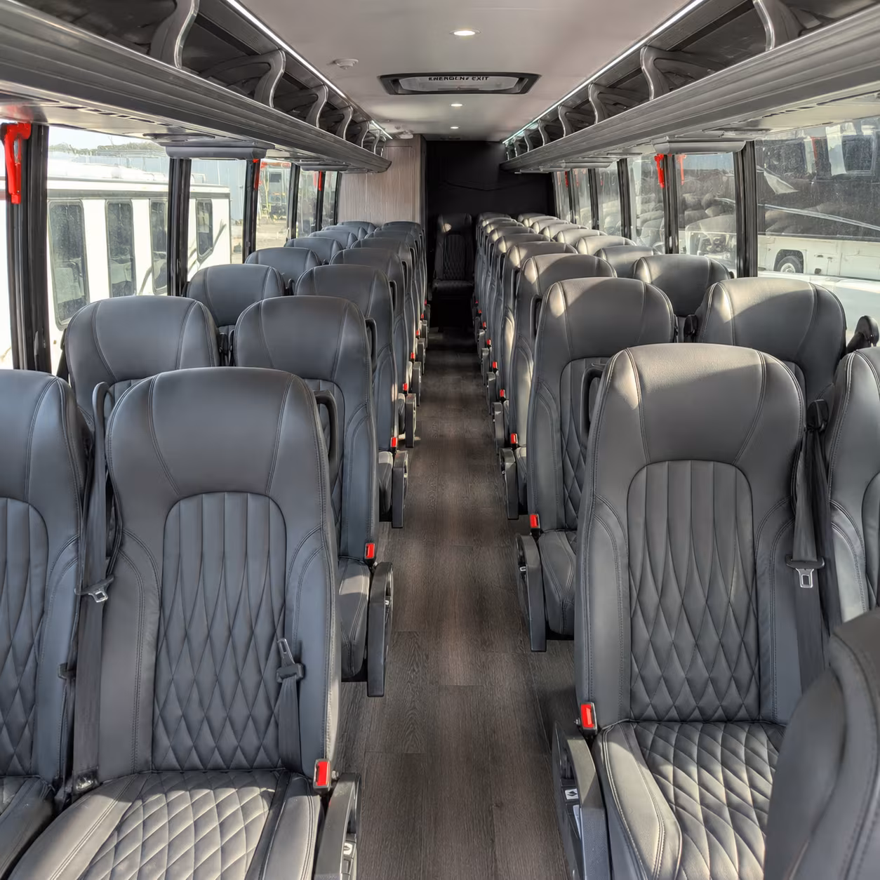 margate 30 passenger minibus inside